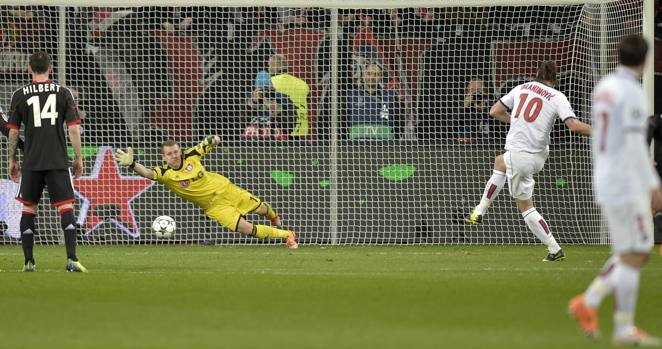 Lo 0-2 al Bayer è di rigore. Ap